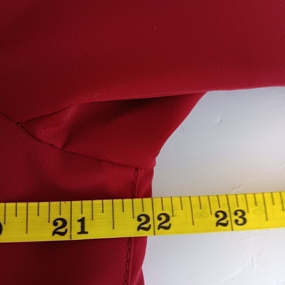 LIZ CLAIBORNE Women's Size Small Red Full Zip & Snap Jacket Coat - Picture 7 of 12